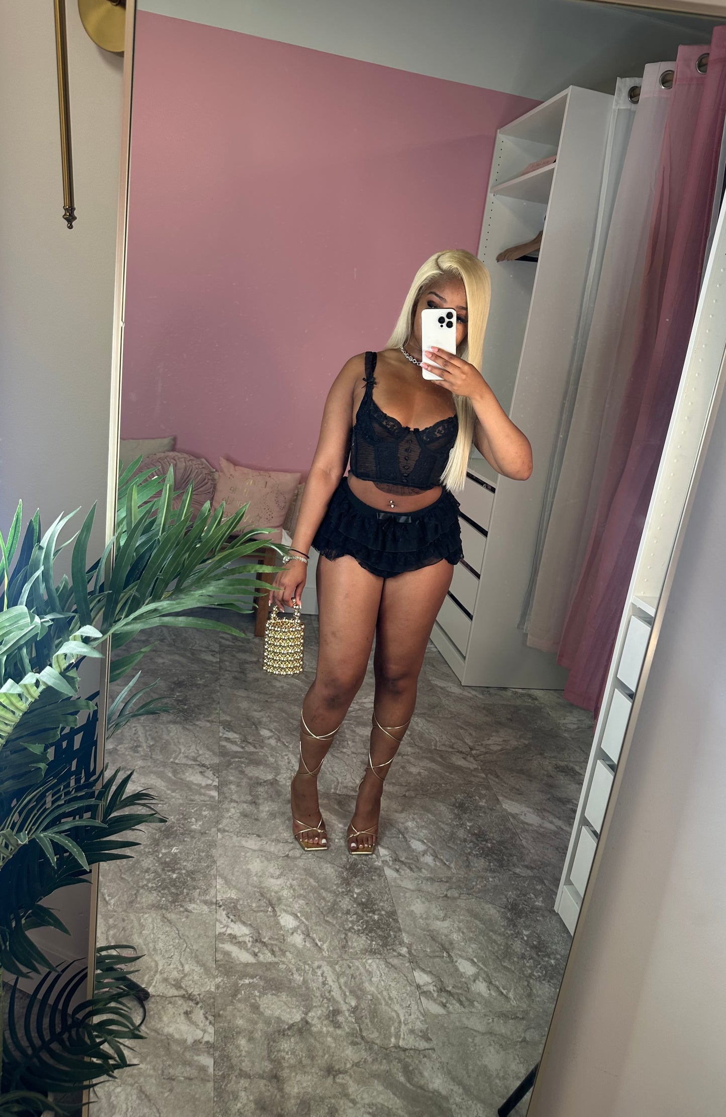 Black Lace Set