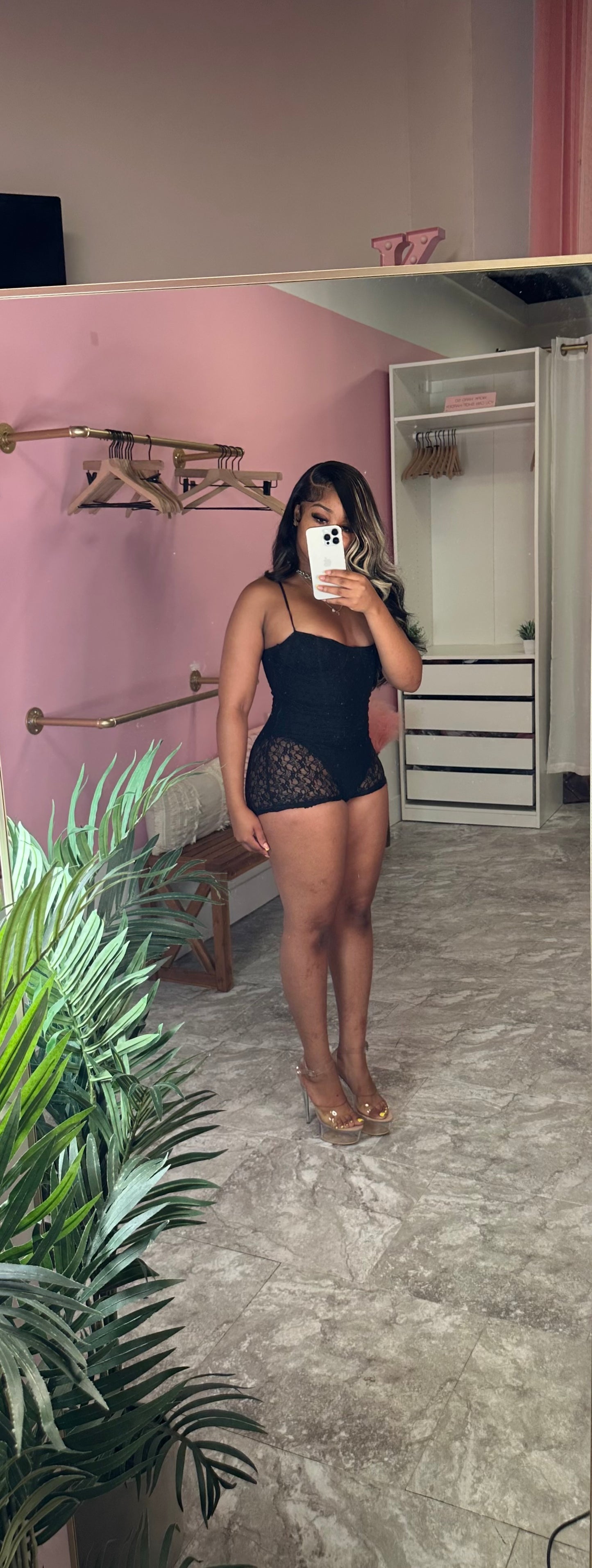 Jessica Mesh Romper