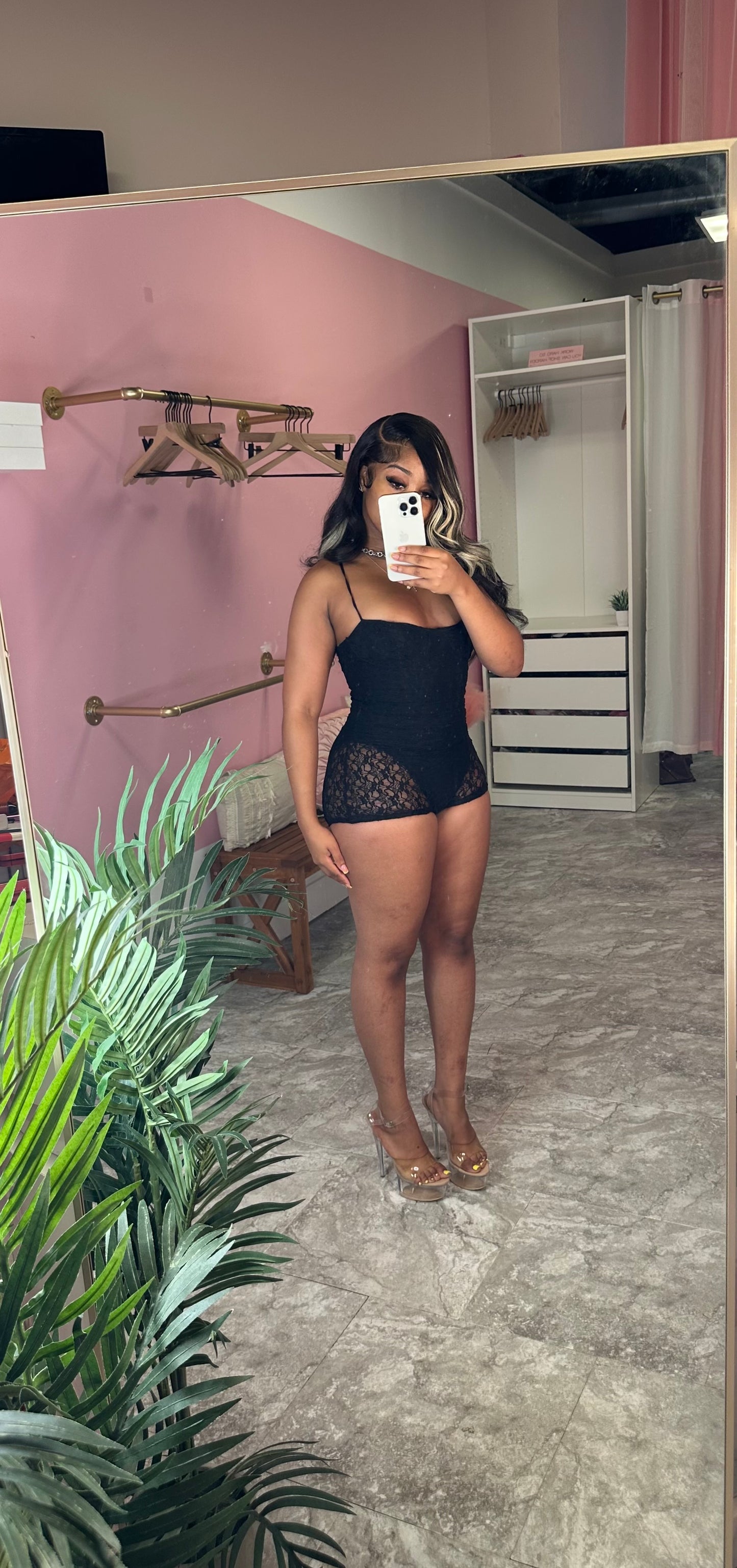 Jessica Mesh Romper