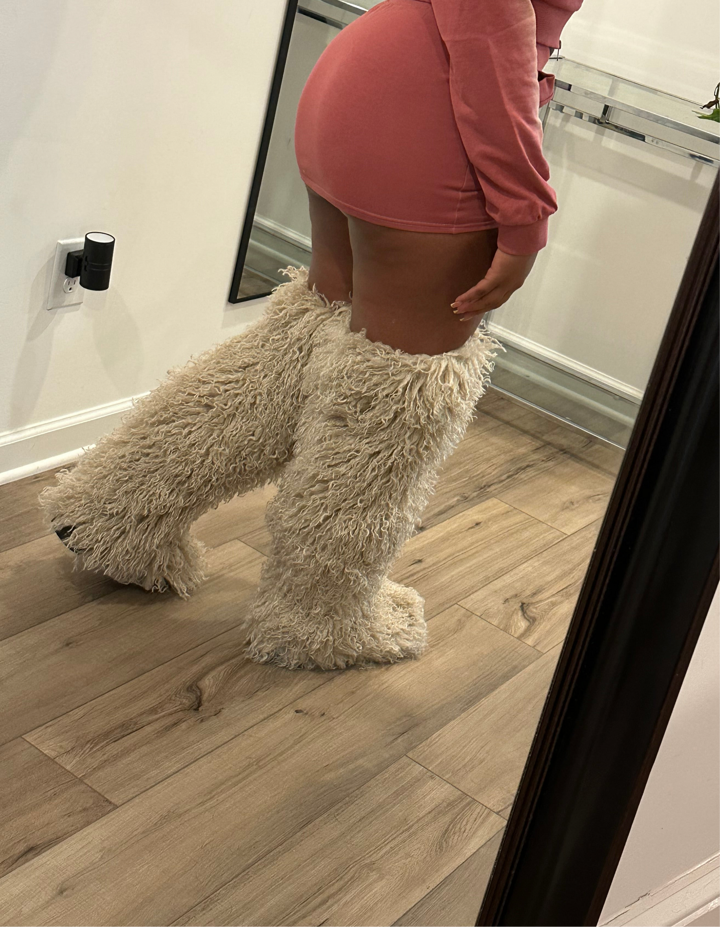 Tan Thigh High Boots