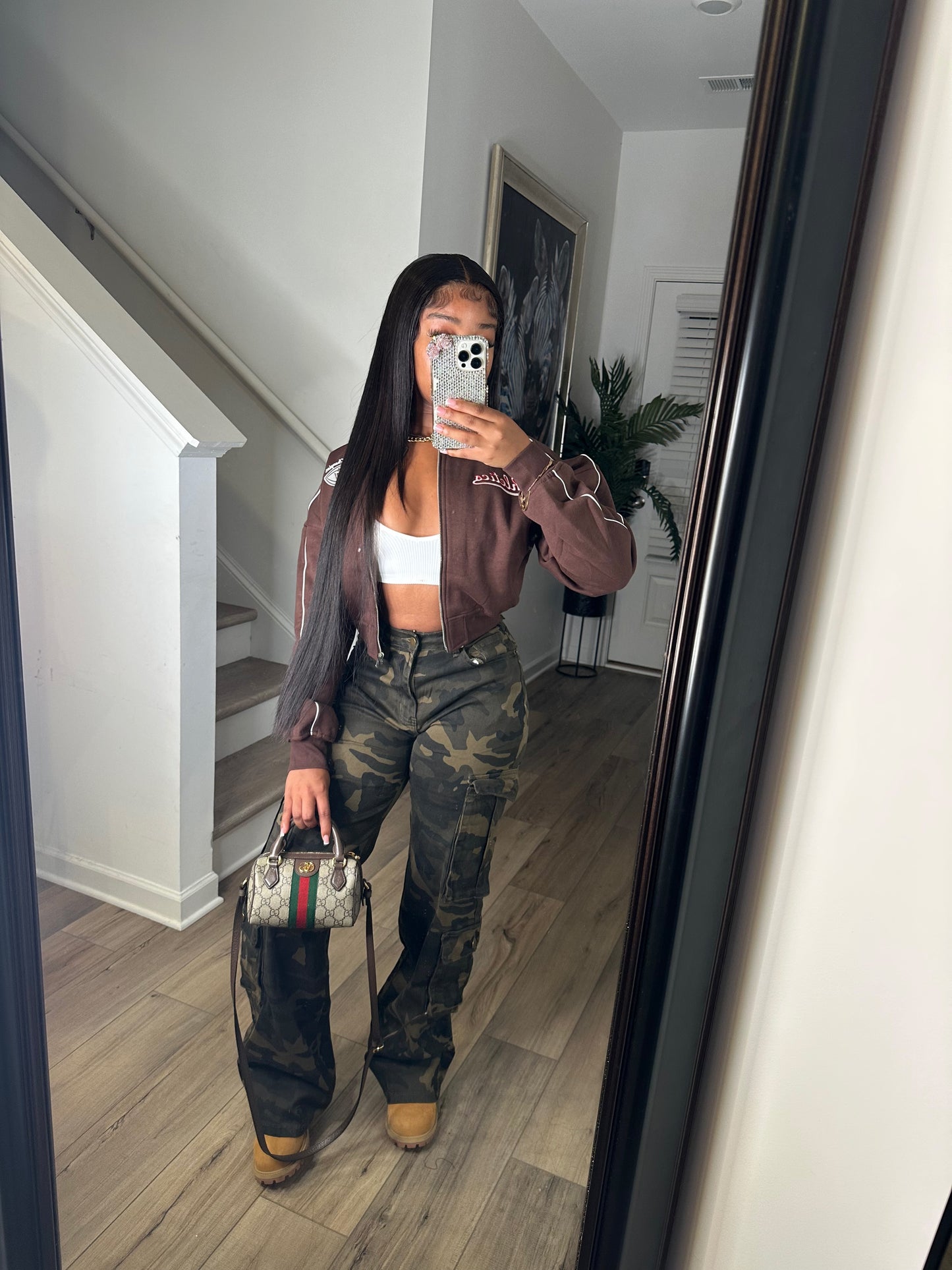 Camo Wide Leg Pants