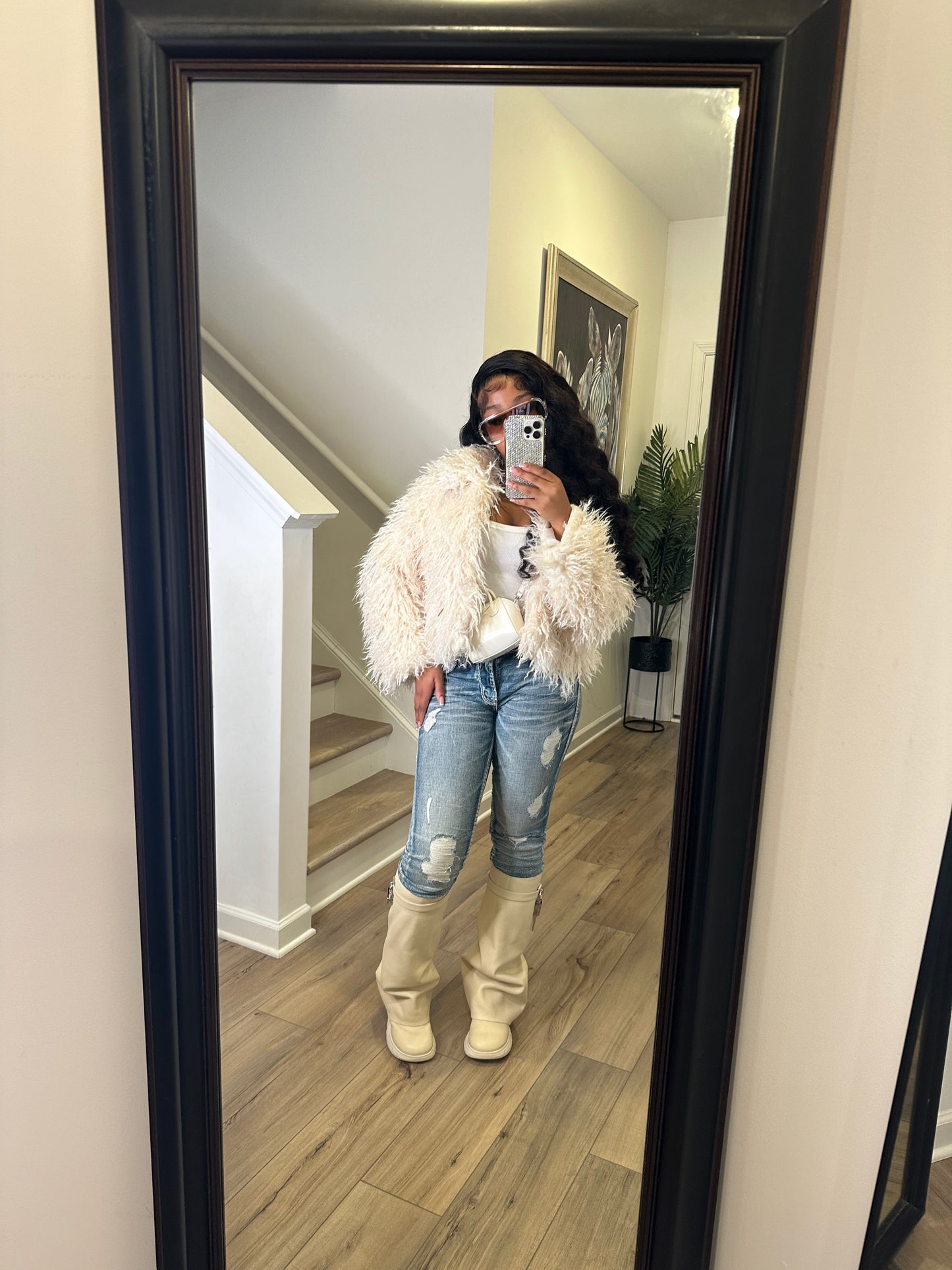 Cream Fur Jacket