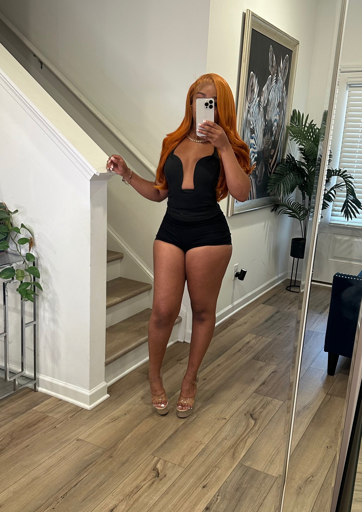 Black Halter Top
