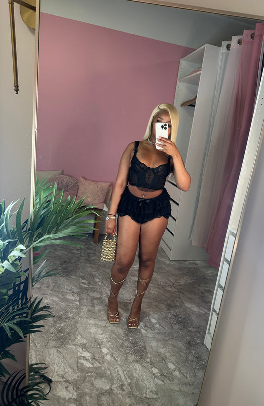 Black Lace Set