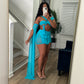 Aqua Fantasy Dress