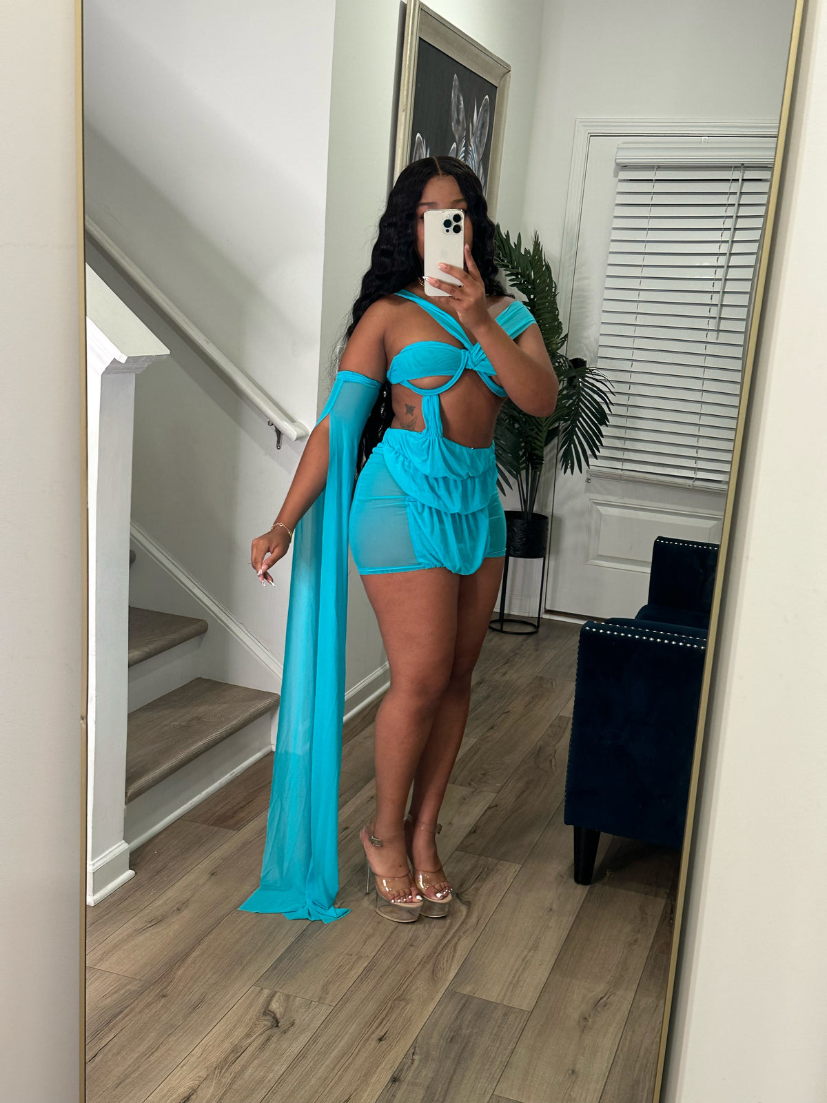 Aqua Fantasy Dress