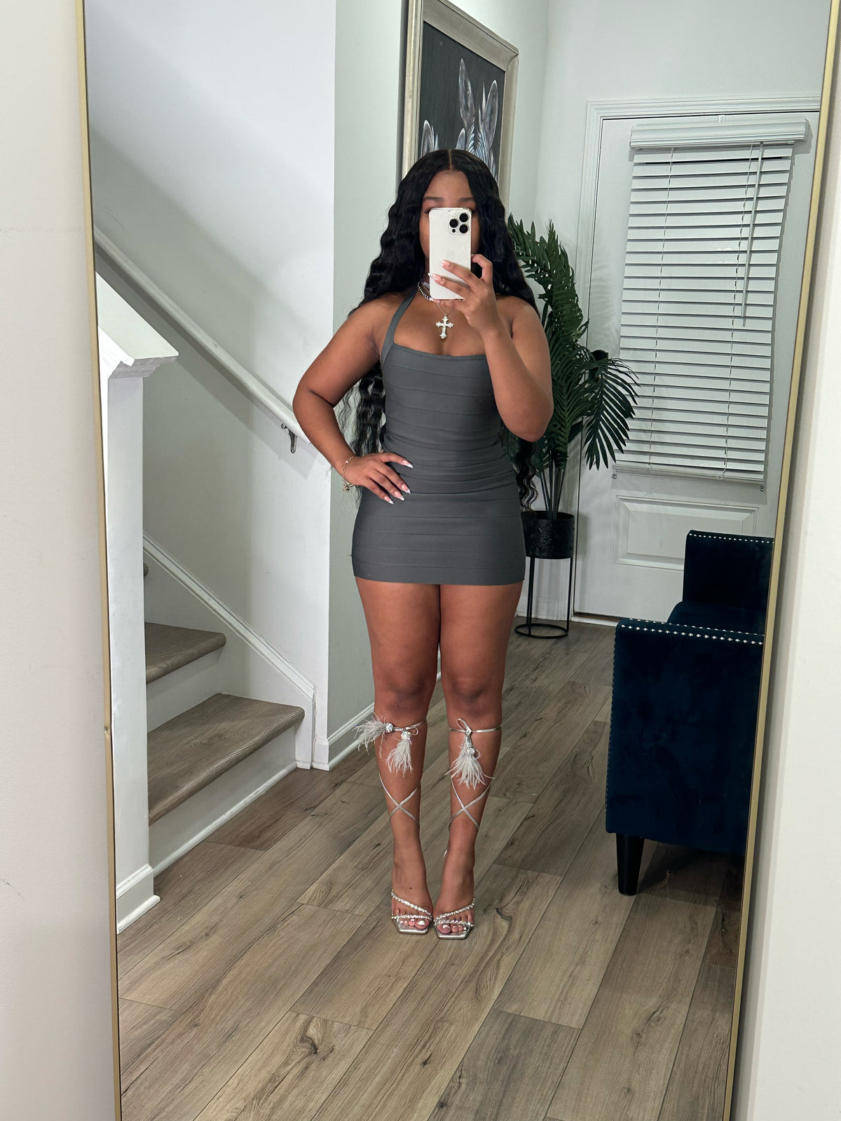 Charcoal Bandage Dress