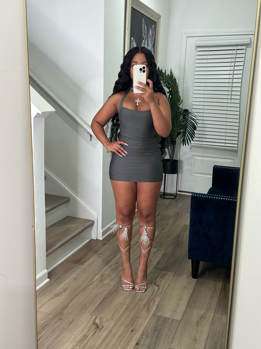 Charcoal Bandage Dress