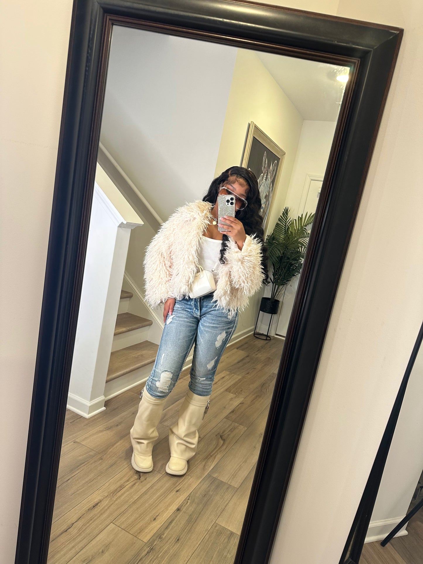 Cream Fur Jacket